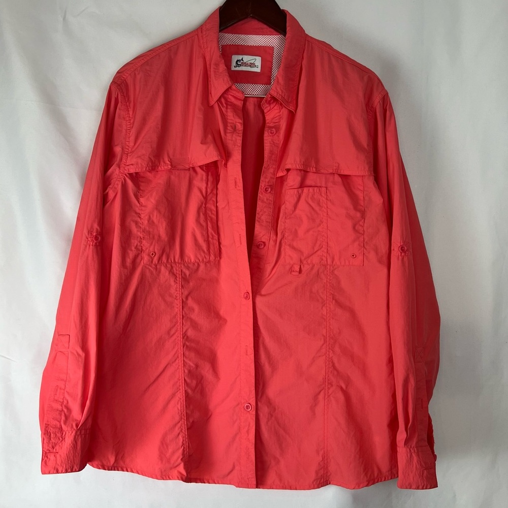 World Wide Sportsman Fishing Mesh Button Down Shirt
